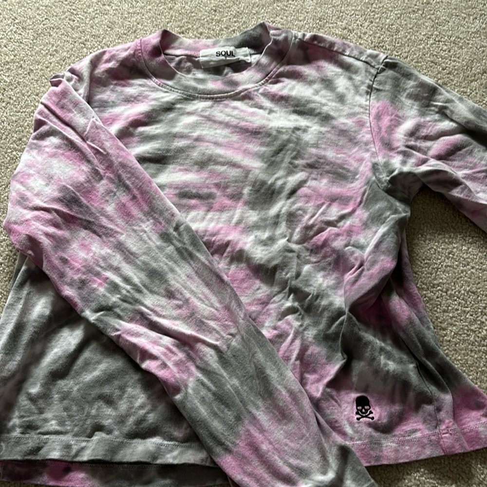Soulcycle tie dye long sleeve